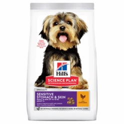 Hills Hill’s Canine Adult Sensitive Stomach & Skin Small & Mini Kip – Hondenvoer – 3 Kg