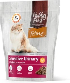 Hobby First Feline Kattenvoer Sensitive Urinary 800 Gram – Kat