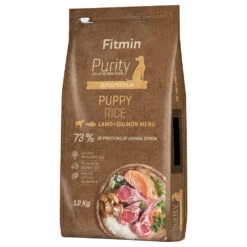 12 Kg Fitmin Dog Purity Puppy Rijst Lam & Zalm Droog Hondenvoer