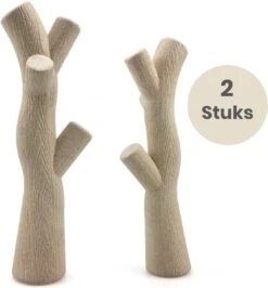 Leashr Honden Speelgoed – Stro Stok – 2 Stuks – Kauwspeelgoed – Hond – Natuurlijk – Veilig – S – 13 CM