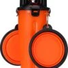2 In 1 Voer En Drinkfles Voor Huisdieren Incl. Opvouwbare Siliconen Bakken (2 X 350ml) + 2x Karabijnhaak.Lekvrij – Draagbaar – Voor Dagje Uit – Wandeling – Picknick – Camping – Weekendje Weg – Hond – Kat – Knaagdier