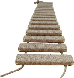 Katten Ladder – Speelladder Voor Katten – 35 Cm – Klimladder Voor Katten – Speeltoestel Voor Katten – Sisal