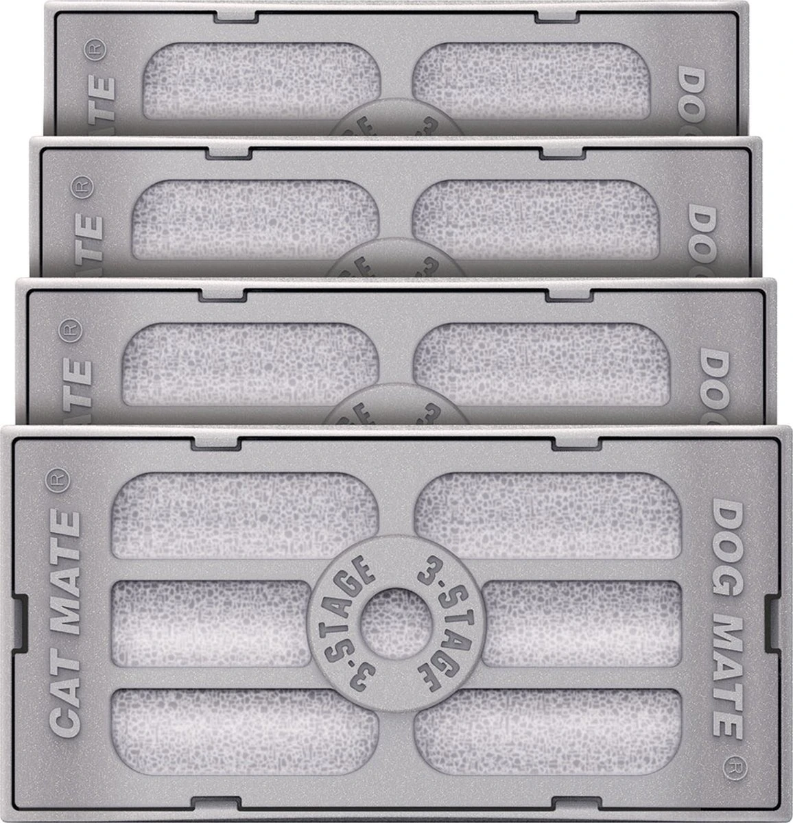 Cat Mate – Drinkfontein 3-traps Filterpatronen Multi Pack – 4 St.
