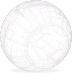Relaxdays Hamsterbal Doorzichtig – Knaagdierspeelgoed – Loopbal Kunststof – Muisbal – 14cm
