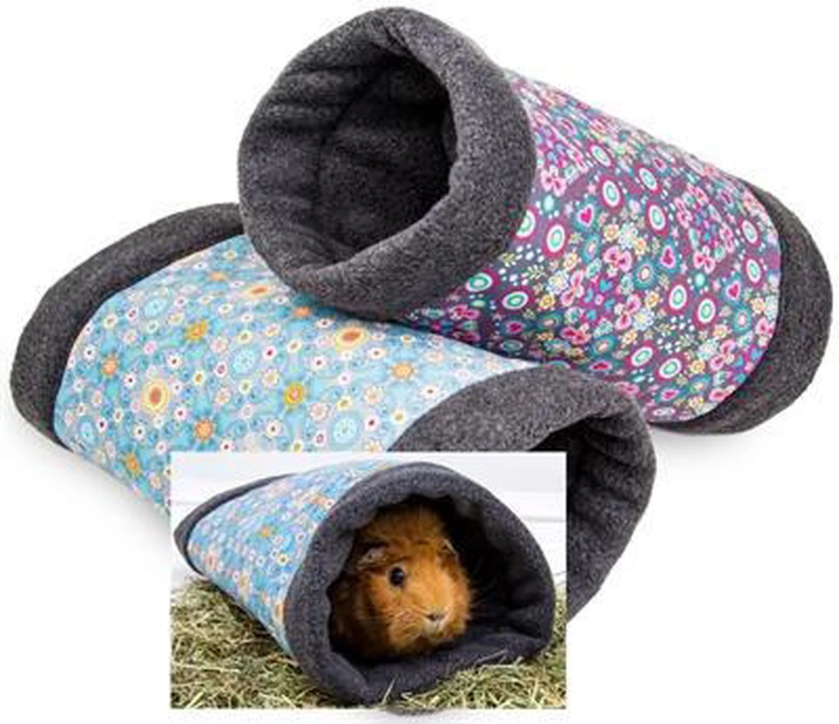 Bunny Nature Fleecy Tunnel Roze