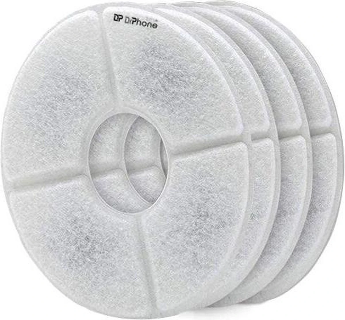 DrPhone AluPet Filter β Drinkfontein Filters β Navulling Set: 4 Stuks β Voor Katten En Honden (3 Maanden)