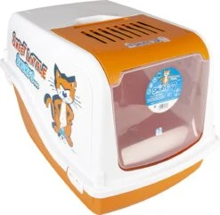 De Smurfen – Azrael Gesloten Kattentoilet – 57x39x38cm – Duvo Plus