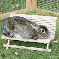 Kerbl Houten Bank Voor Knaagdieren 30x15x18cmcm