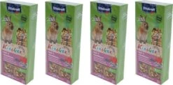 Vitakraft – Konijnensnacks – Dwergkonijnkracker – 2 In 1 Bosbessen – 112 Gram – Per 4 Doosjes
