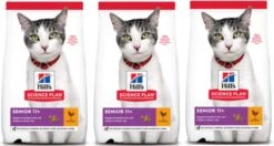 Hills 3x Hill’s – Feline Senior 11+ Kip – Kattenvoer – 1.5kg