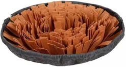Snuffelmat Hond Kat Honden Speelgoed Puppy Speelgoed Katten Speeltjes – Snuffelmatten Voor Honden En Katten Intelligentie – Hersenwerk – Speelmat – Konijnen – Training – Speeltjes – Trainingsmat – Anti-Schrok – Snuffelkleed – Grijs / Bruin
