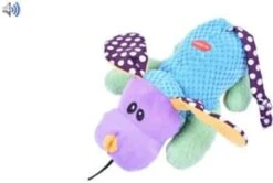 Abany – SALE – + Lakse Kronch Original 175 Gr -groot Formaat Hond Angell Pluche Paars 25 Cm – Jachtlijn – Hondenspeelgoed – Speelgoed – Puppy – Leuk Speelgoed Hond – Apporteren – Volwassen Hond – Badstof – Lakse Kronch – Met Piep – Hoge Acceptatie