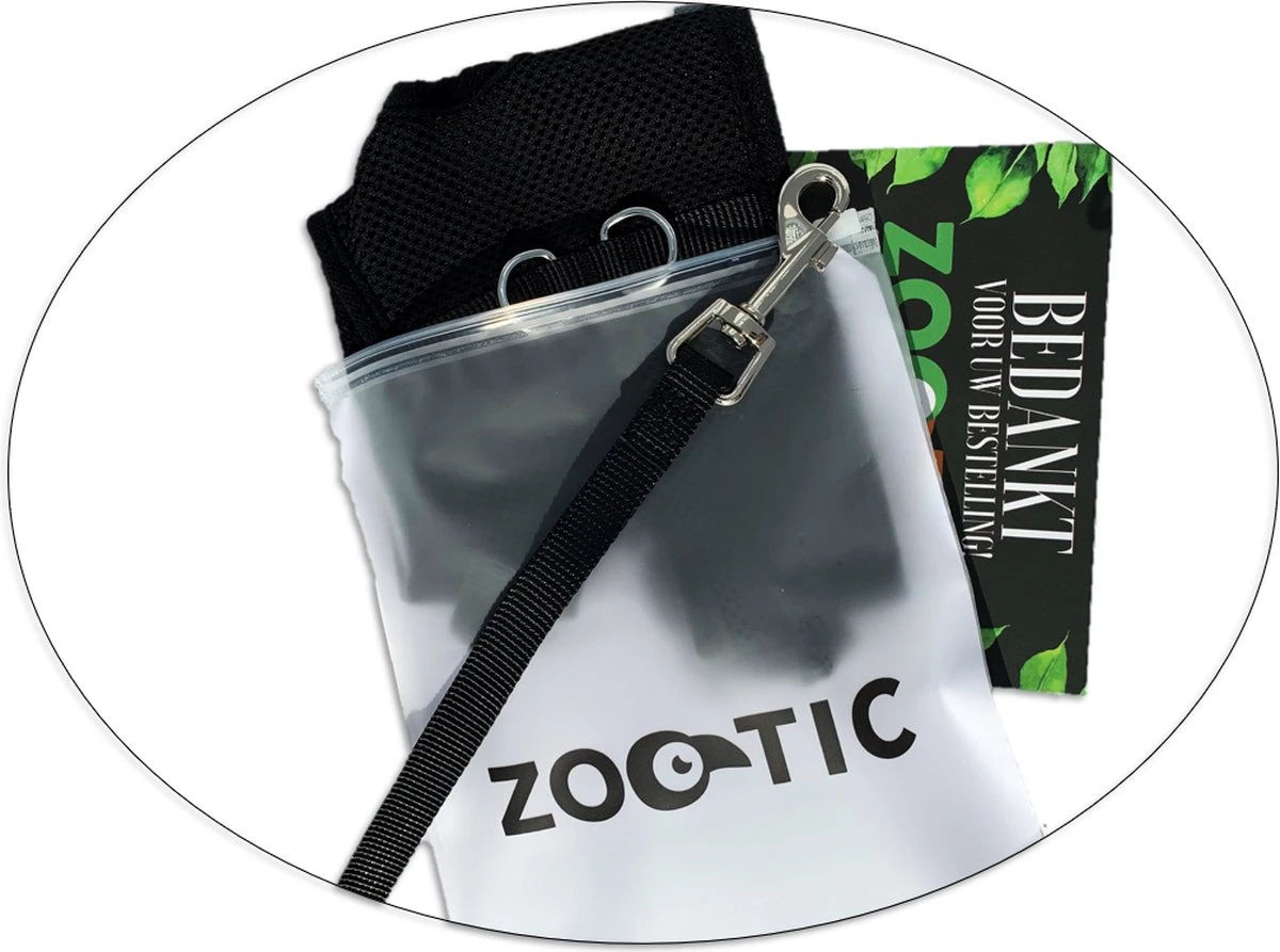 Kattentuigje Met Leiband Riem Kattenharnas Donker Blauw Maat M Kat & Kitten – Dieren Kattenriem – Cat Leash – Halsomvang 20 Tot 26cm – Borstomvang 30 Tot 34cm – Zootic®