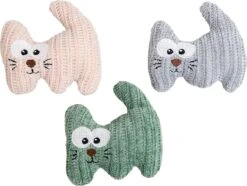 Jack And Vanilla – PURRL Kattenspeelgoed – Kat Met Kattenkruid – Kleur: Assorti -12 Cm – 1 Stuk