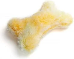 Nobleza Hondenspeelgoed – Fluffy – Piepspeelgoed – Pluizig Bot – Geel