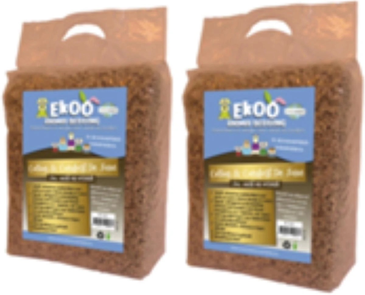 2x Ekoo Bedding β Cotton & Comfort Deluxe β Bodembedekking β 40L