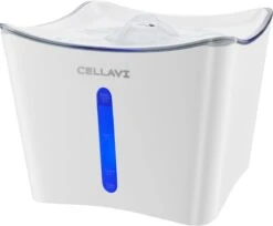 Cellavi XL Drinkfontein Kat En Hond Met 3 In 1 Waterfilter – Kattenfontein 3L – Kamerfontein – Waterdispenser – Waterfontein Kat – Super Stil