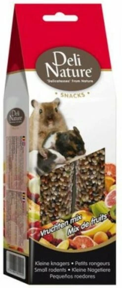 7x Deli Nature Snacks Kleine Knagers Vruchten 80 Gr