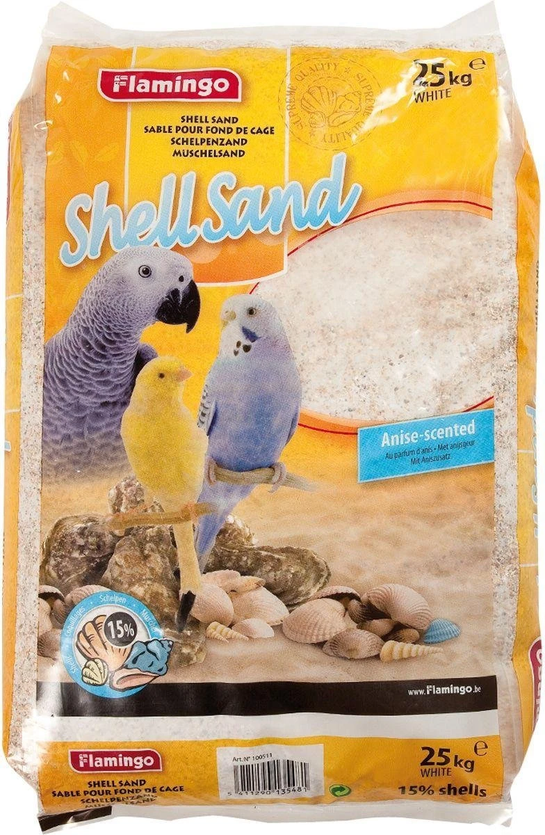 Flamingo Vogel Schelpenzand β 25 Kg