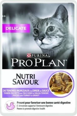Pro Plan Cat Delicate Nutrisavour – Kattenvoer Natvoer – Vis – 40x85g