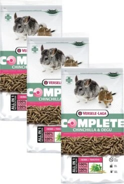Versele-Laga Complete Chinchilla & Degu – Chinchillavoer – 3 X 1.75 Kg