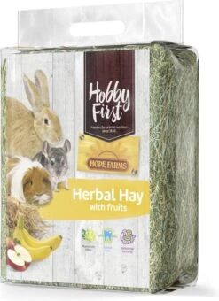 4x Hobby First Hope Farms Herbal Hay Fruit 1 Kg
