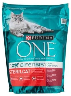 Purina ONE Sterilcat – Rund/Tarwe – Kattenvoer – 3 X 800 G