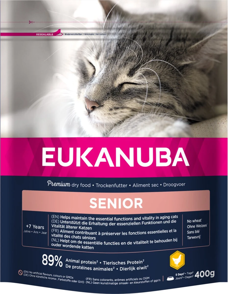 Eukanuba Kattenvoer Senior Top Condition 7+ CKN 400 Gr